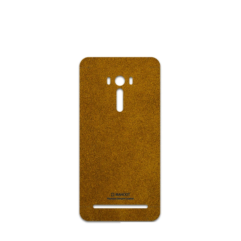 برچسب پوششی ماهوت مدل Brown-Chamois-Leather مناسب برای گوشی موبایل ایسوس ZenFone Selfie
