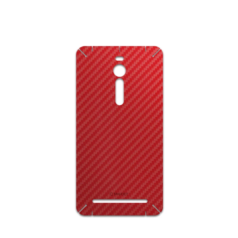 برچسب پوششی ماهوت مدل Red-Fiber مناسب برای گوشی موبایل ایسوس Zenfone 2