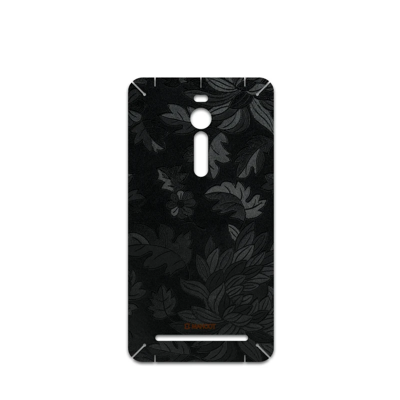برچسب پوششی ماهوت مدل Black-Wildflower مناسب برای گوشی موبایل ایسوس Zenfone 2