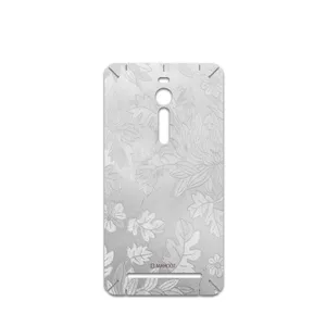 MAHOOT Silver-Wildflower Cover Sticker for ASUS Zenfone 2