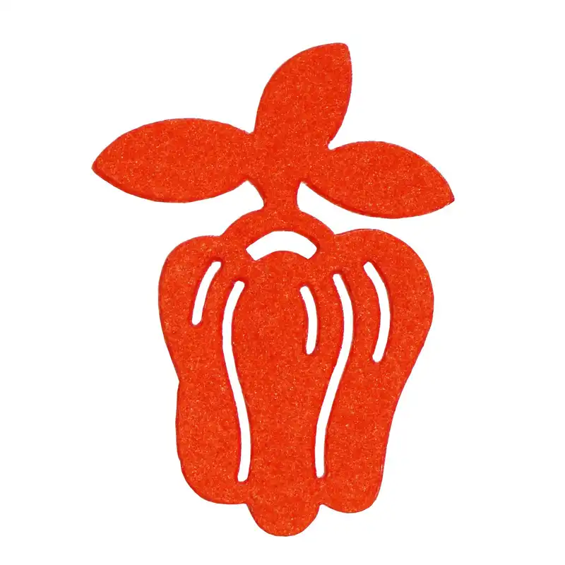 الگو نمد طرح فلفل مدل ONF2001 بسته ۸ عددی