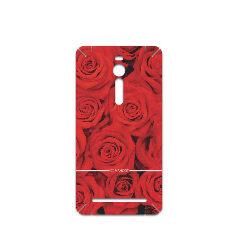 برچسب پوششی ماهوت مدل Red-Flower مناسب برای گوشی موبایل ایسوس Zenfone 2