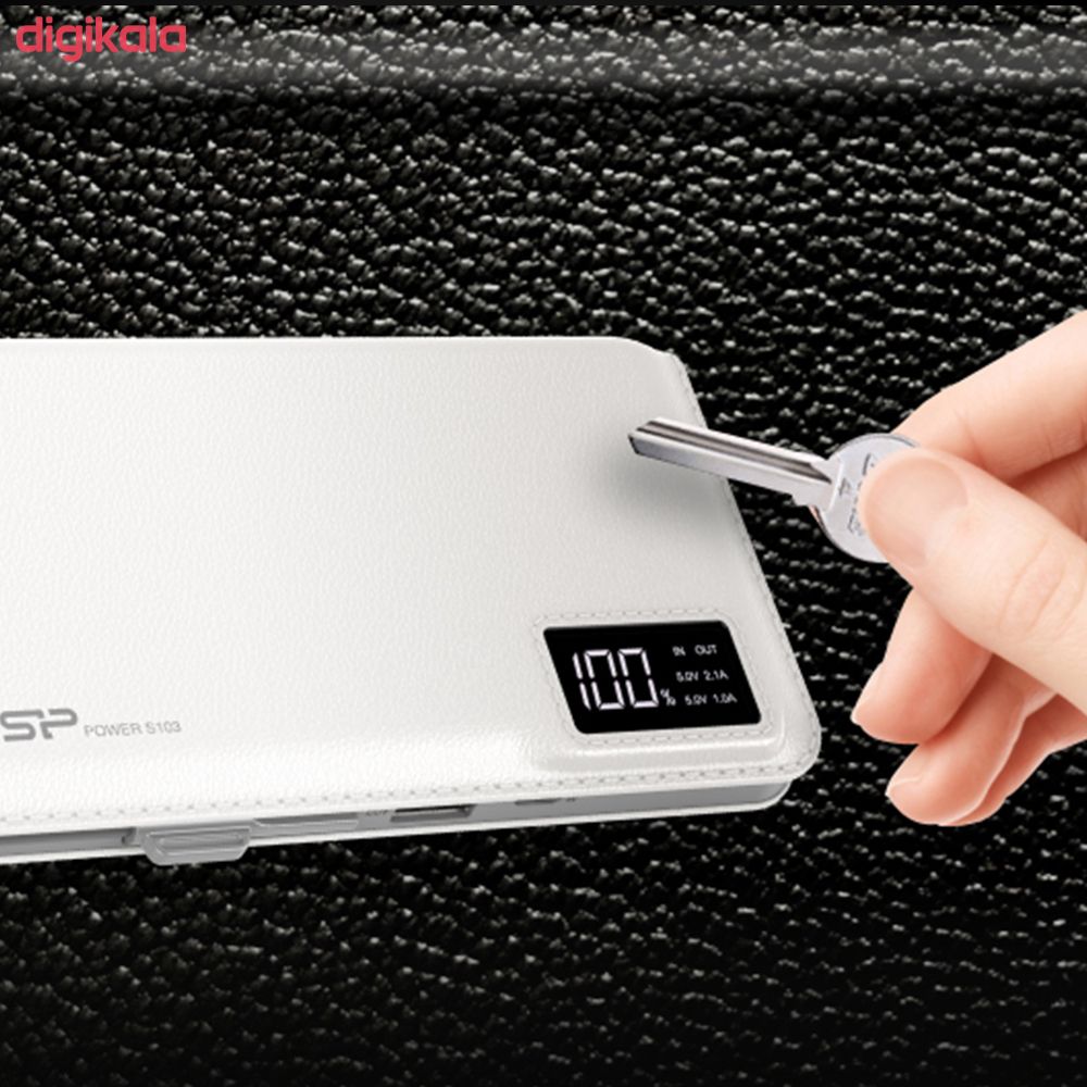 شارژر همراه سیلیکون پاور مدل S103 ظرفیت 10000 میلیآمپرساعت main 1 7