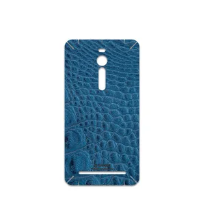 MAHOOT Blue-Crocodile-Leather Cover Sticker for ASUS Zenfone 2