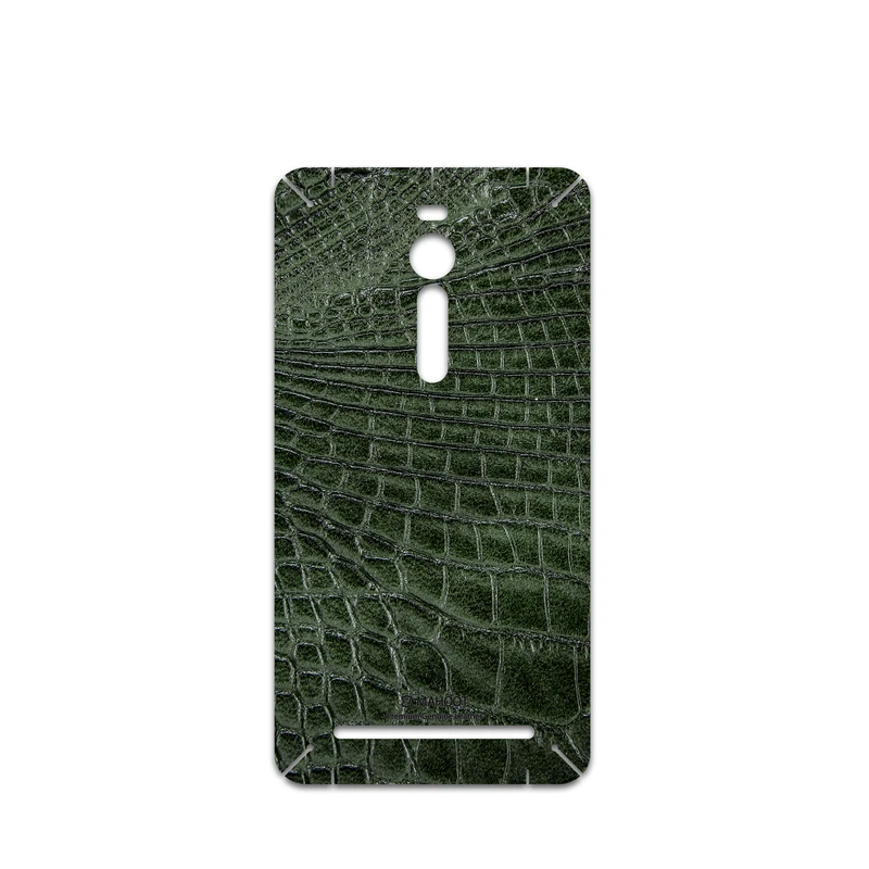 برچسب پوششی ماهوت مدل Green-Crocodile-Leather مناسب برای گوشی موبایل ایسوس Zenfone 2