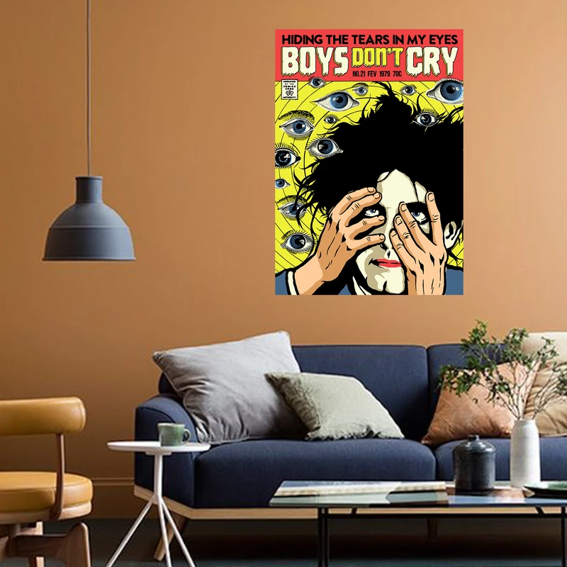 تابلو شاسی طرح Boys don't cry کد 315