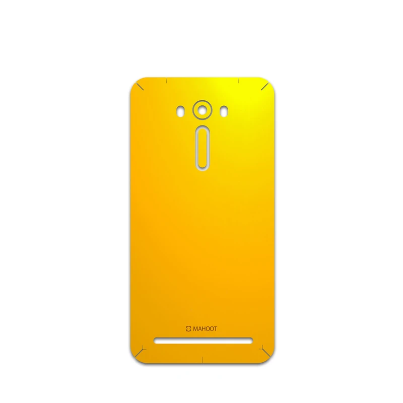 برچسب پوششی ماهوت مدل Matte-Deep-Mustard مناسب برای گوشی موبایل ایسوس Zenfone 2 Laser
