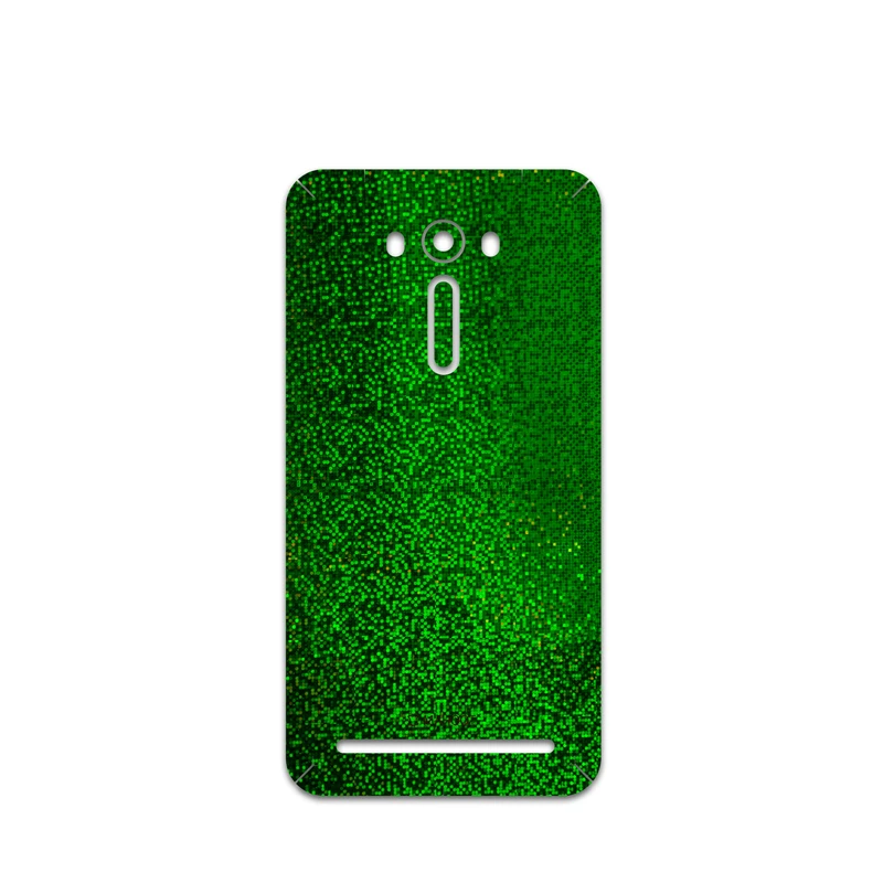 برچسب پوششی ماهوت مدل Green-Holographic مناسب برای گوشی موبایل ایسوس Zenfone 2 Laser