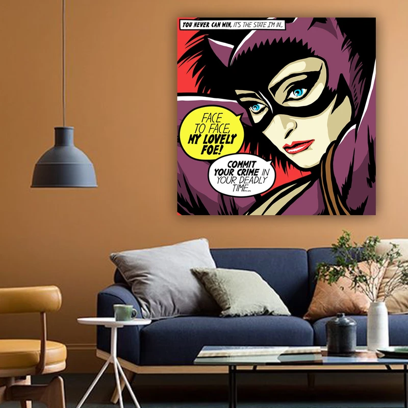 تابلو شاسی طرح Comic book کد 366