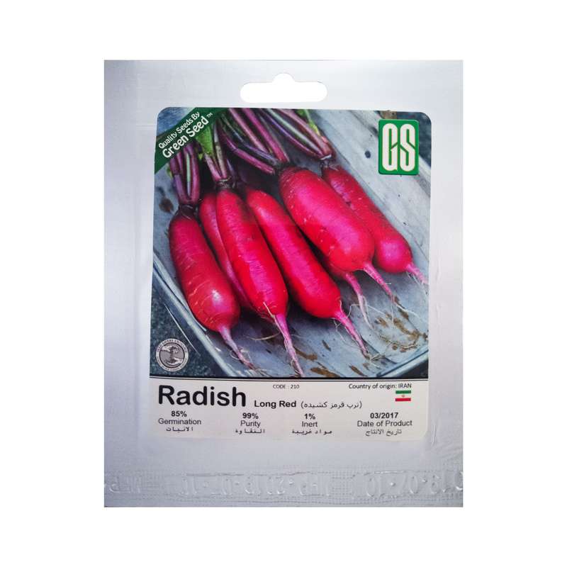 بذر ترب قرمز کشیده گرین سید مدل BZG06