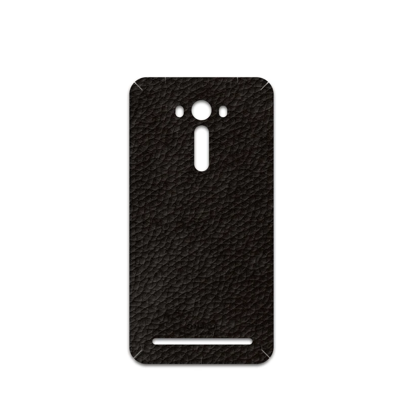 برچسب پوششی ماهوت مدل Dark-Brown-Leather مناسب برای گوشی موبایل ایسوس Zenfone 2 Laser