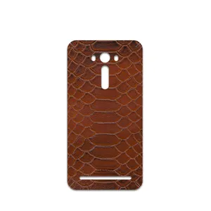 MAHOOT Brown-Snake-Leather Cover Sticker for ASUS Zenfone 2 Laser