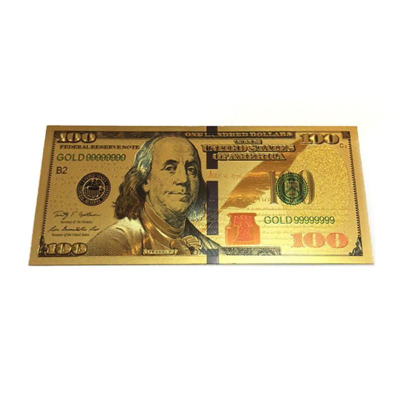 اسکناس تزیینی طرح 100 دلاری