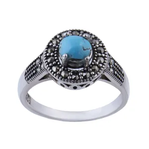 انگشتر نقره زنانه بازرگانی میلادی کد Aw_152