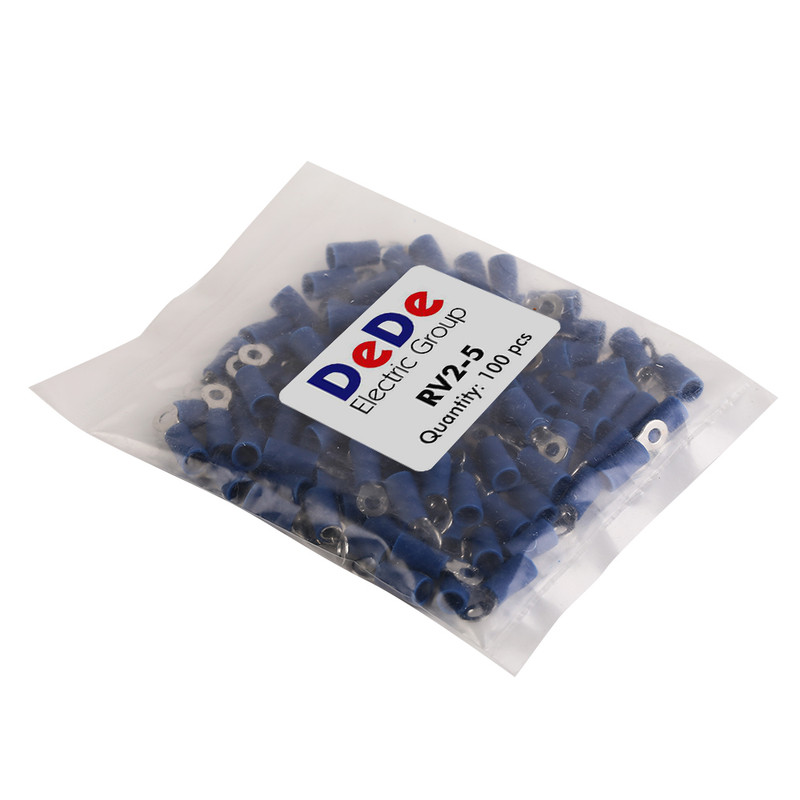 سرسیم ده ده الکتریک گروپ مدل RV2-5 بسته 100 عددی سرسیم ده ده الکتریک گروپ مدل RV2-5 بسته 100 عددی