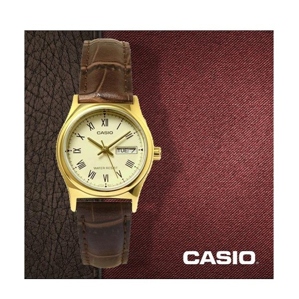 ساعت مچی عقربه ای زنانه کاسیو مدل LTP-V006GL-9BUDF