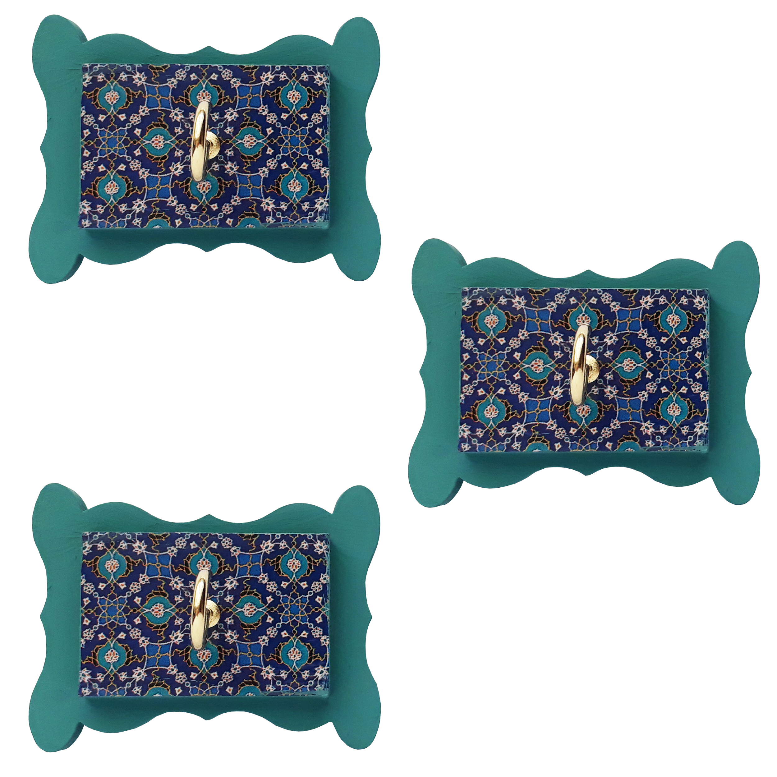 آویز حوله مدل لیانا کد A540 بسته 3 عددی