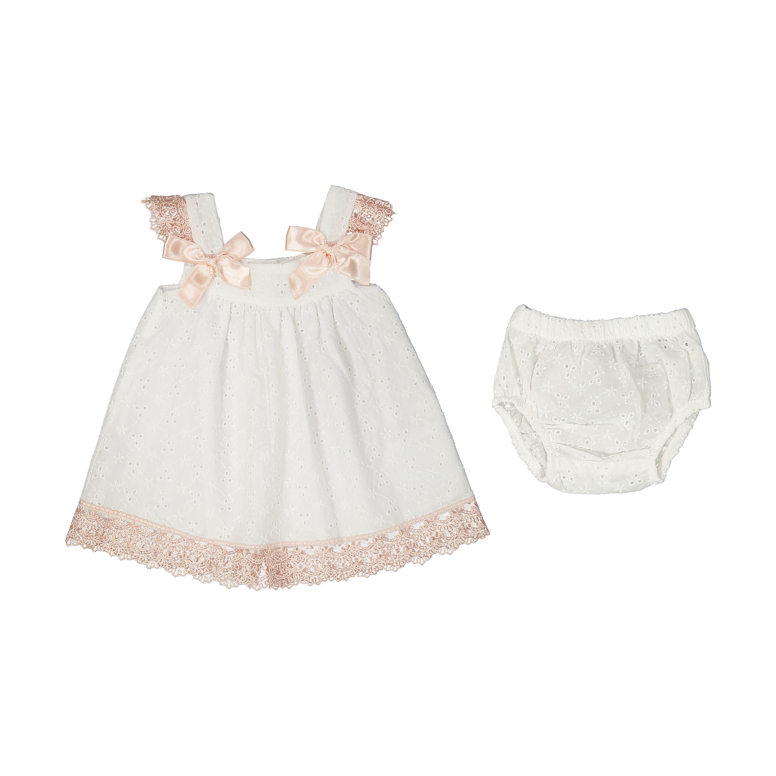 ست پیراهن و شورت نوزادی دخترانه فیورلا مدل 2091143-01