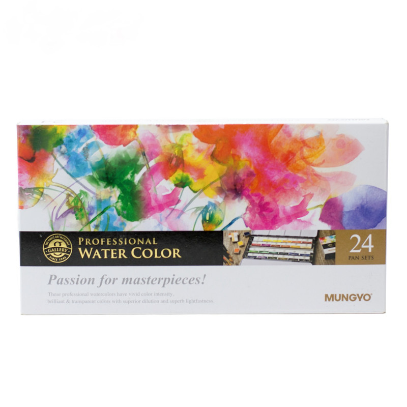 آبرنگ 24 رنگ مونگیو مدل professional