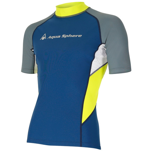 لباس شنای آکوا اسفیر مدل Blaze Dark Blue Yellow ضد UV