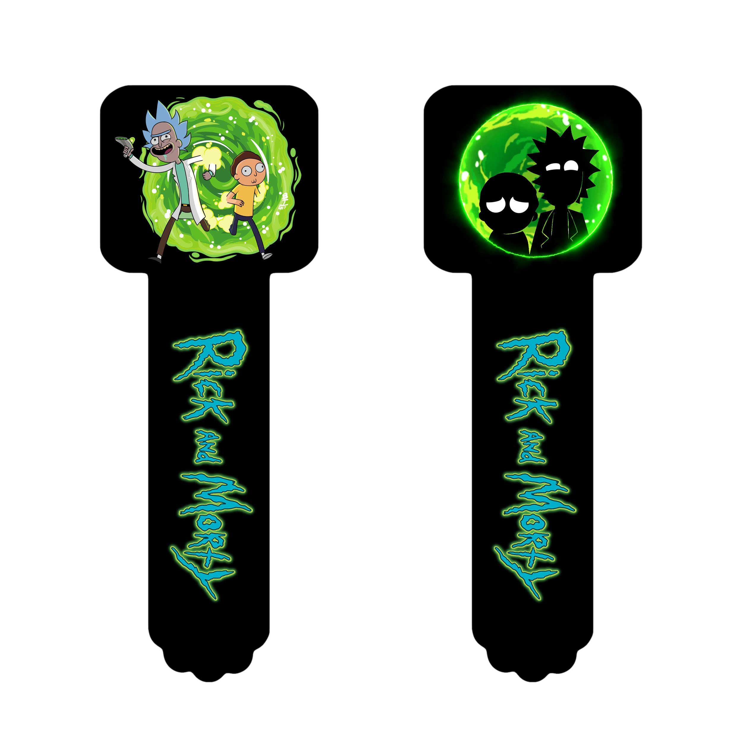 نشانگر کتاب طرح Rick & Morty کد BM-01 مجموعه 2 عددی