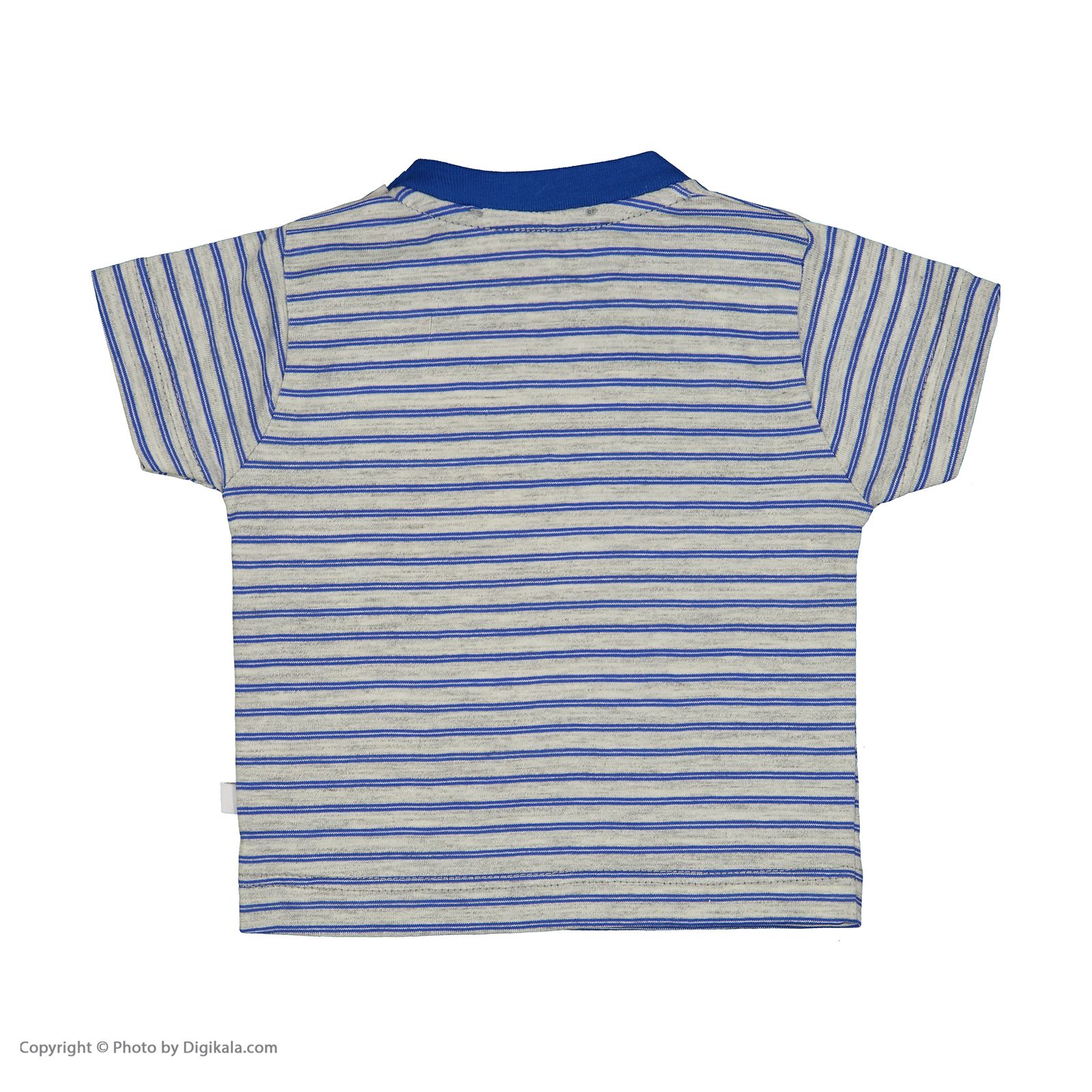 ست تی شرت و شلوارک راحتی نوزادی پسرانه فیورلا مدل 2091115-58 -  - 4