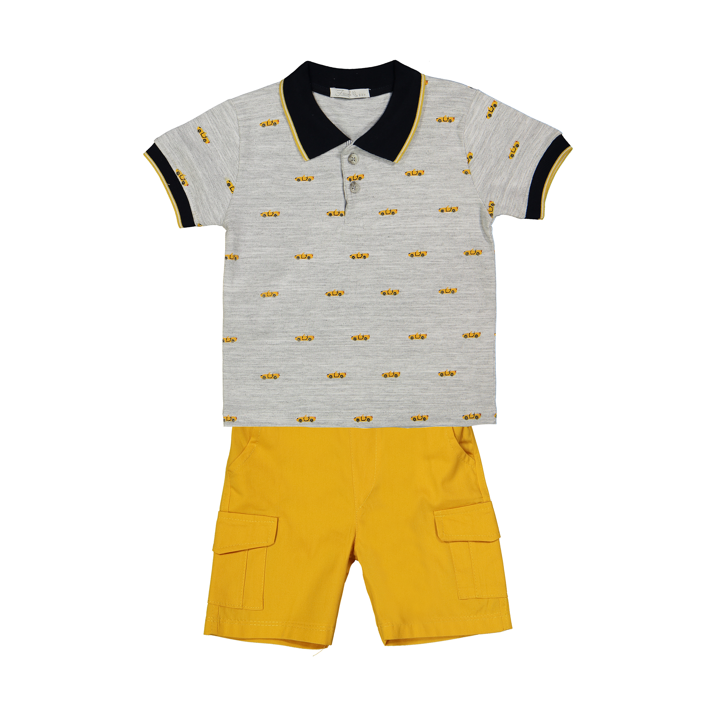 ست پولوشرت و شلوارک نوزادی پسرانه فیورلا مدل 2091123-90