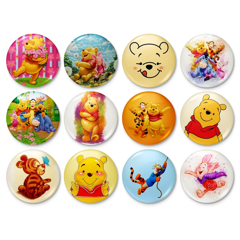 پیکسل خندالو طرح کارتون خرس پوه کد 50 مجموعه 12 عددی