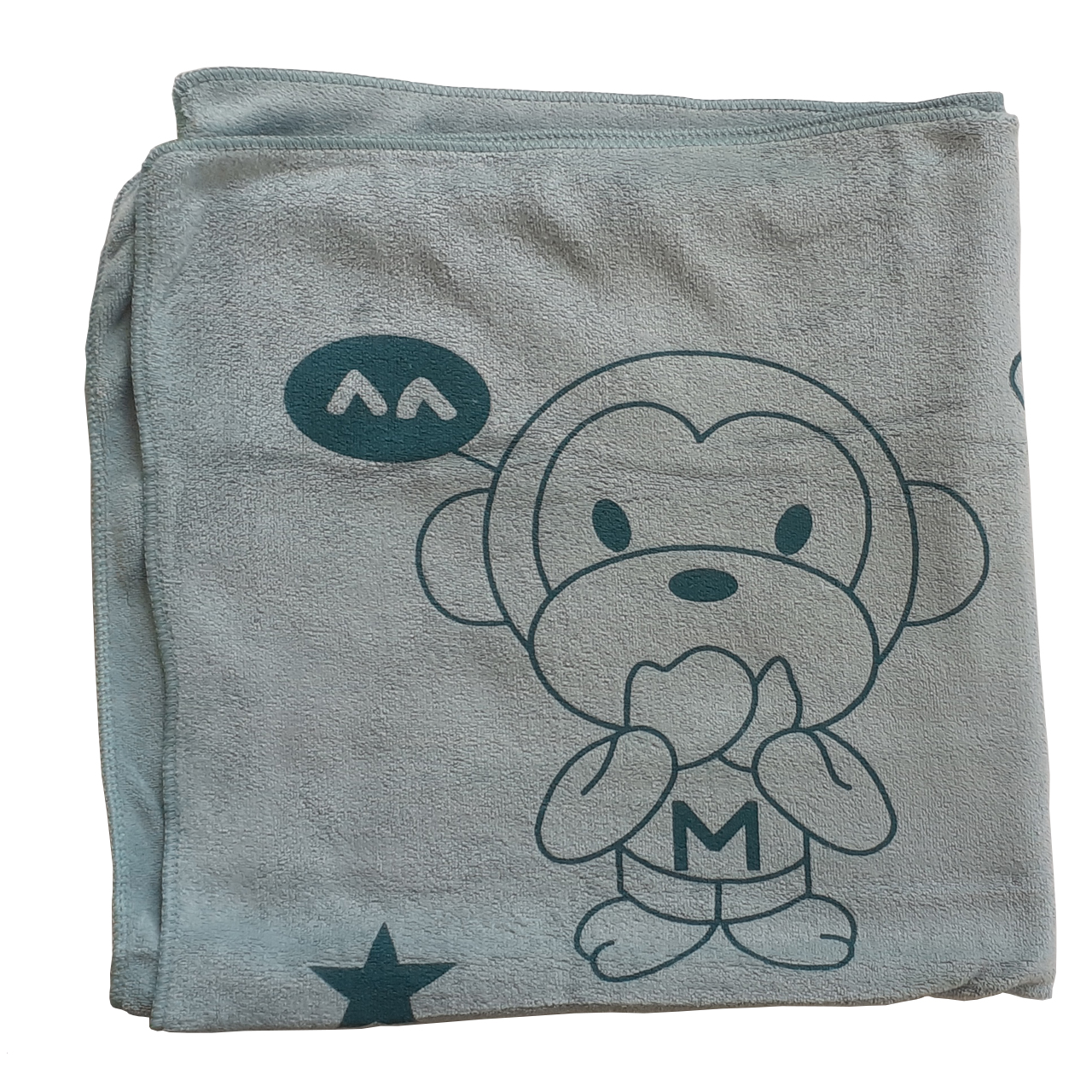 حوله حمام مدل Smily Monkeyسایز 70×140سانتی متر 