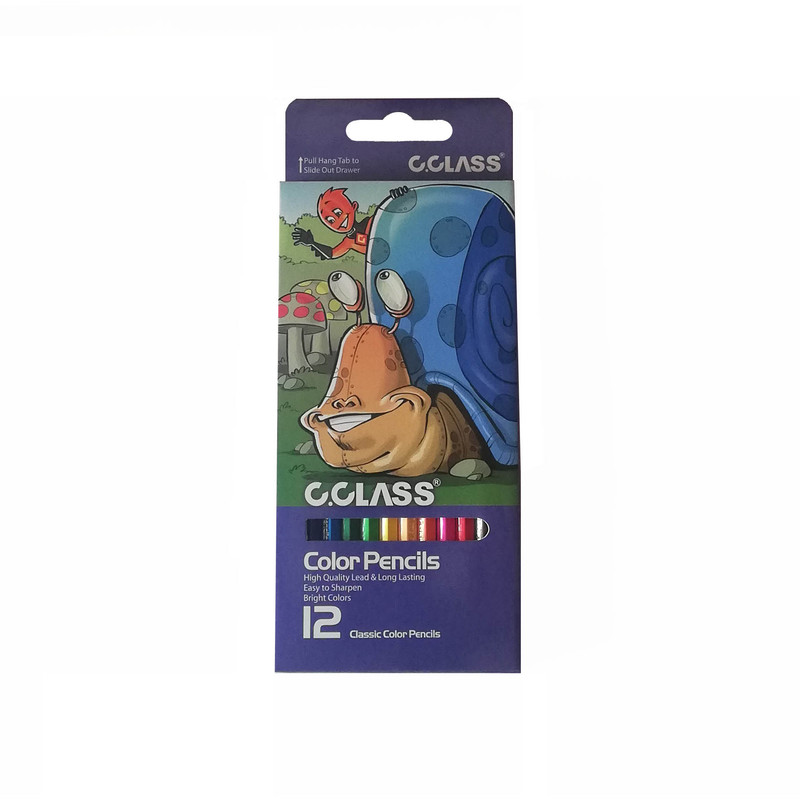 مداد رنگی 12 رنگ سی.کلاس مدل 1240