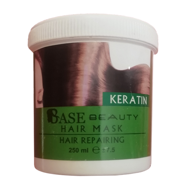 ماسک مو بیس بیوتی مدل keratin حجم 250 میلی لیتر