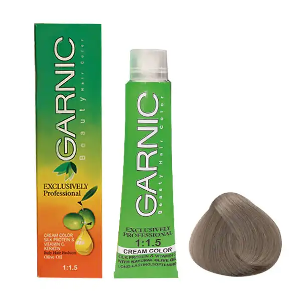 رنگ مو گارنیک سری Ash شماره 8.1 حجم 120 میلی لیتر رنگ بلوند خاکستری روشن