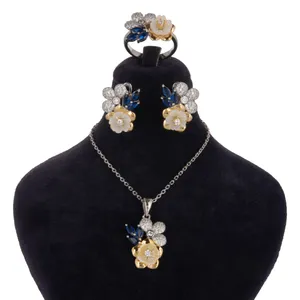 نیم ست نقره زنانه کد 2339