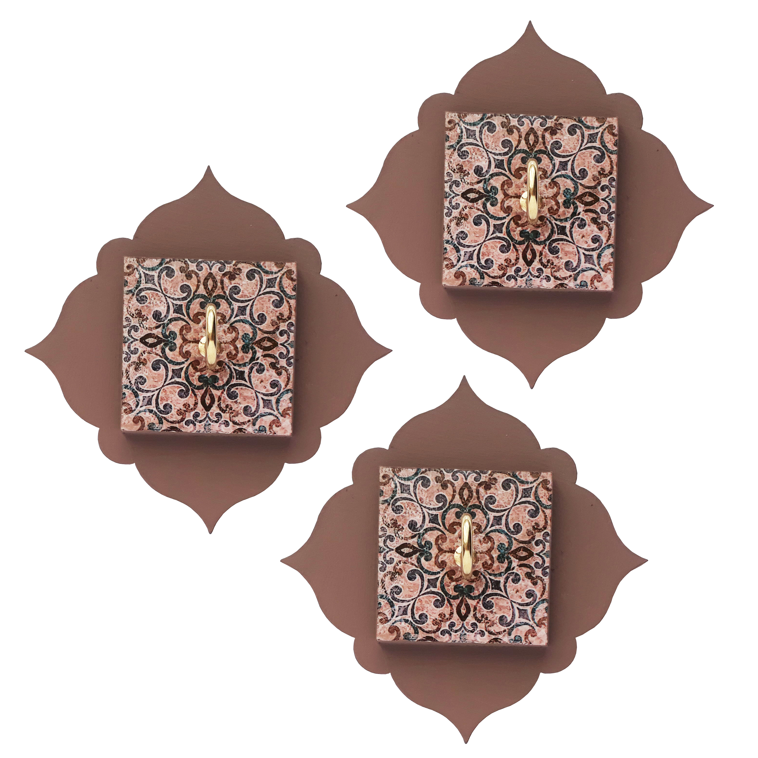 آویز حوله مدل هانا کد A545 بسته 3 عددی