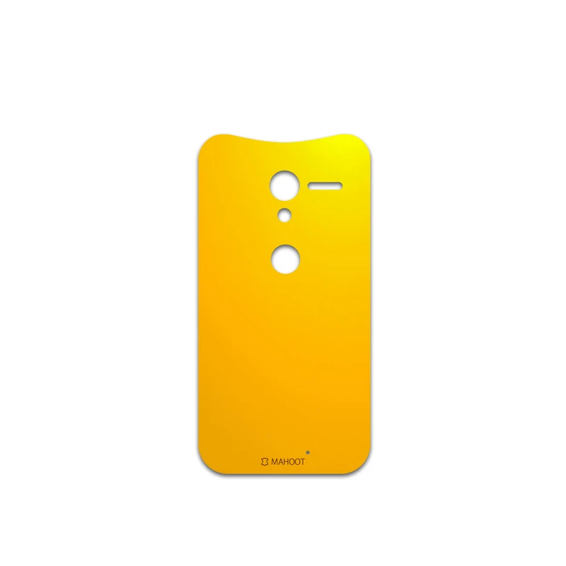 برچسب پوششی ماهوت مدل Matte-Deep-Mustard مناسب برای گوشی موبایل موتورولا Moto X
