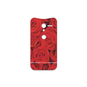 MAHOOT Red-Flower Cover Sticker for motorola Moto X
