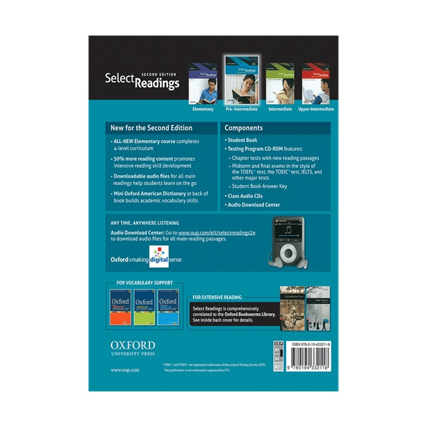 کتاب Select Readings اثر Linda lee and Erik Gundersen انتشارات OXFORD