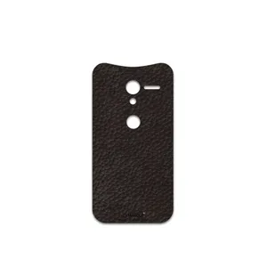 MAHOOT Dark-Brown-Leather Cover Sticker for motorola Moto X