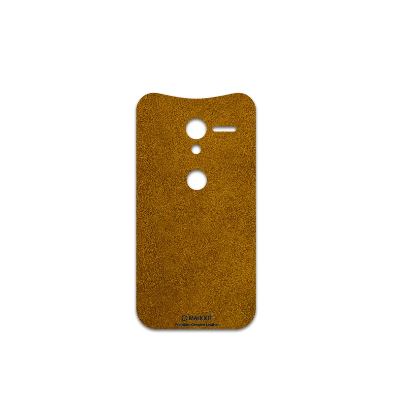 برچسب پوششی ماهوت مدل Brown-Chamois-Leather مناسب برای گوشی موبایل موتورولا Moto X