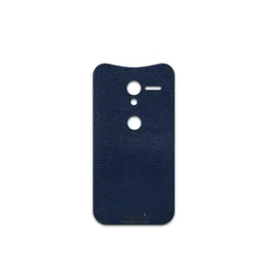 MAHOOT Deep-Blue-Leather Cover Sticker for motorola Moto X