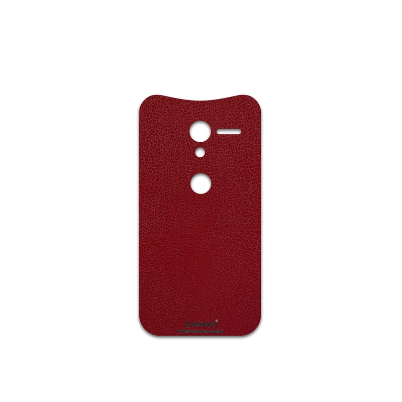 برچسب پوششی ماهوت مدل Red-Leather مناسب برای گوشی موبایل موتورولا Moto X