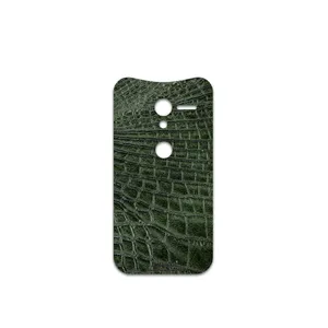 MAHOOT Green-Crocodile-Leather Cover Sticker for motorola Moto X