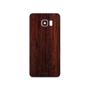 MAHOOT Red-Wood Cover Sticker for Samsung Galaxy S6 Edge Plus
