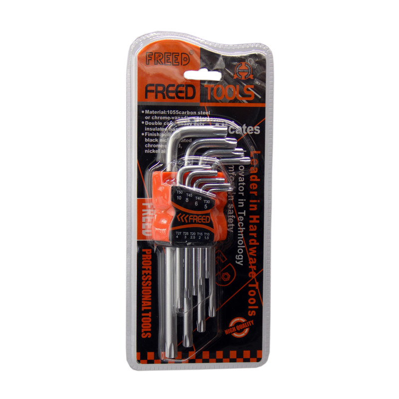 مجموعه 9 عددی آچار آلن ستاره ای فرد مدل F005