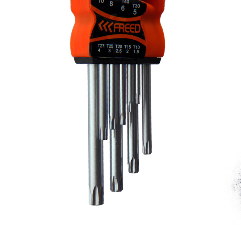 مجموعه 9 عددی آچار آلن ستاره ای فرد مدل F005