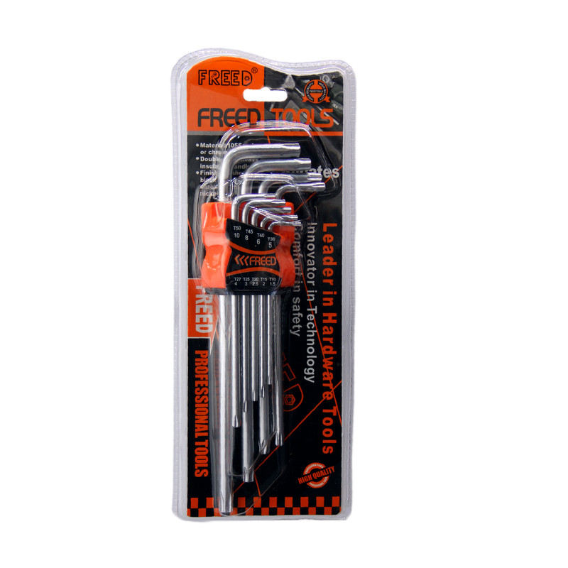 مجموعه 9 عددی آچار آلن ستاره ای فرد مدل F006