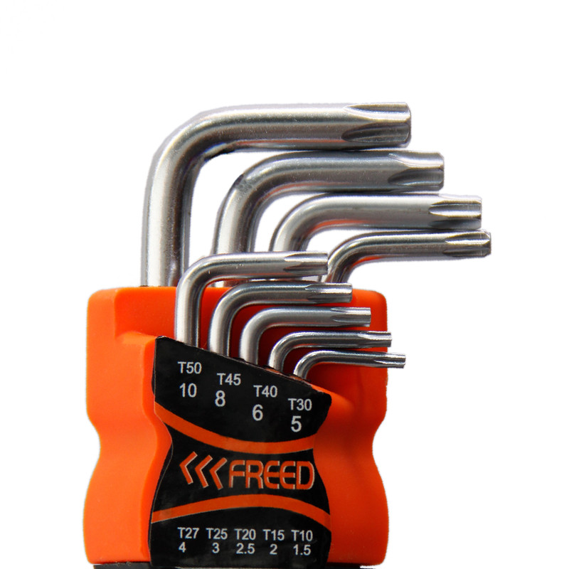 مجموعه 9 عددی آچار آلن ستاره ای فرد مدل F006