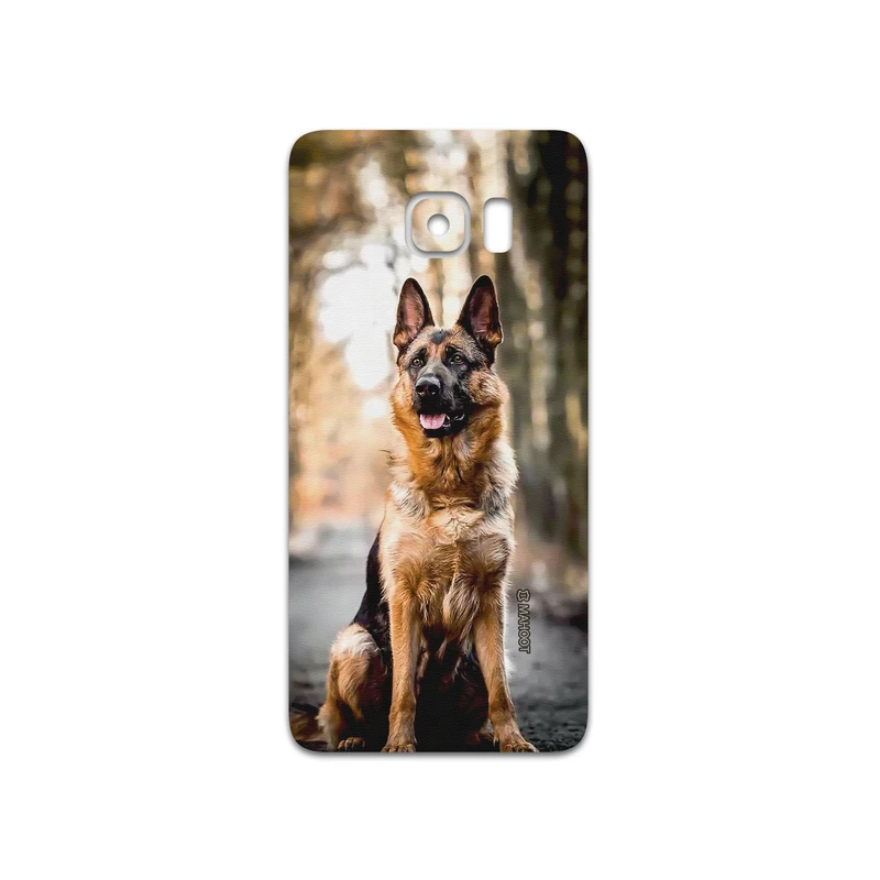 برچسب پوششی ماهوت مدل Dog-1 مناسب برای گوشی موبایل سامسونگ Galaxy S6 Edge Plus