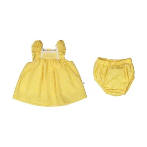 ست پیراهن و شورت نوزادی دخترانه فیورلا مدل 2091113-16