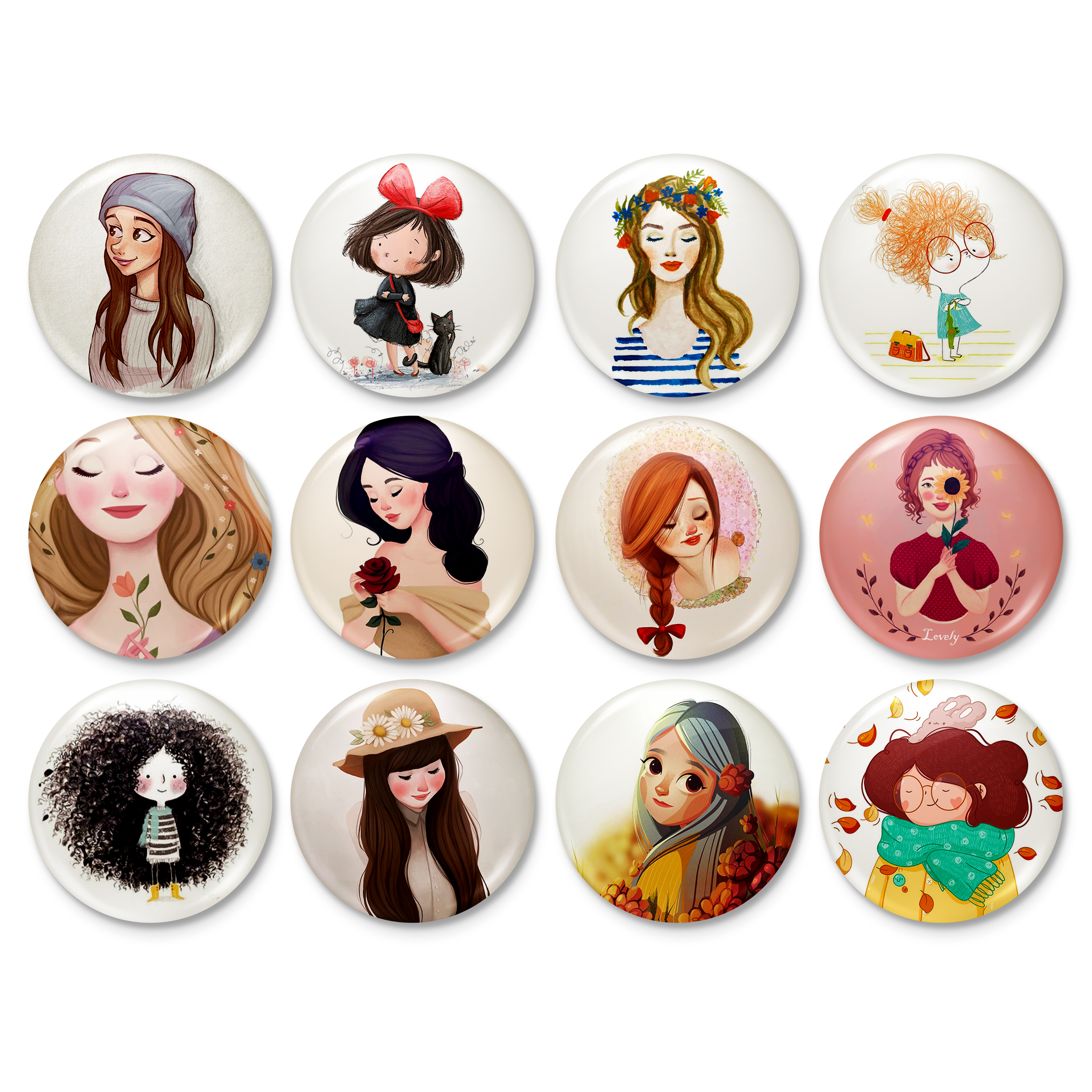  پیکسل خندالو طرح تصویرسازی کد 55 مجموعه 12 عددی